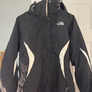 The North Face Women's Black and White Ski Jacket